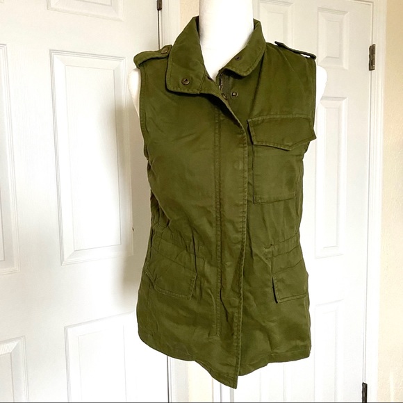 Jcrew utility vest Sherpa lined - Picture 1 of 8